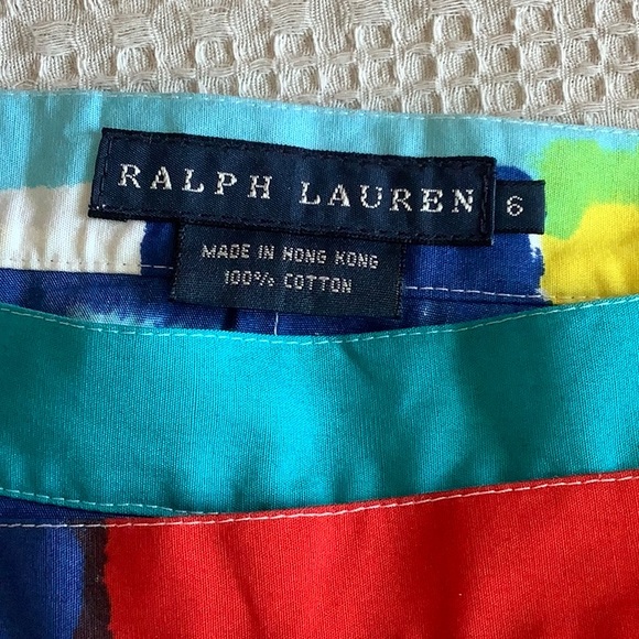 Ralph Lauren Blue Label wrap yachting skirt size 6 - Picture 4 of 5
